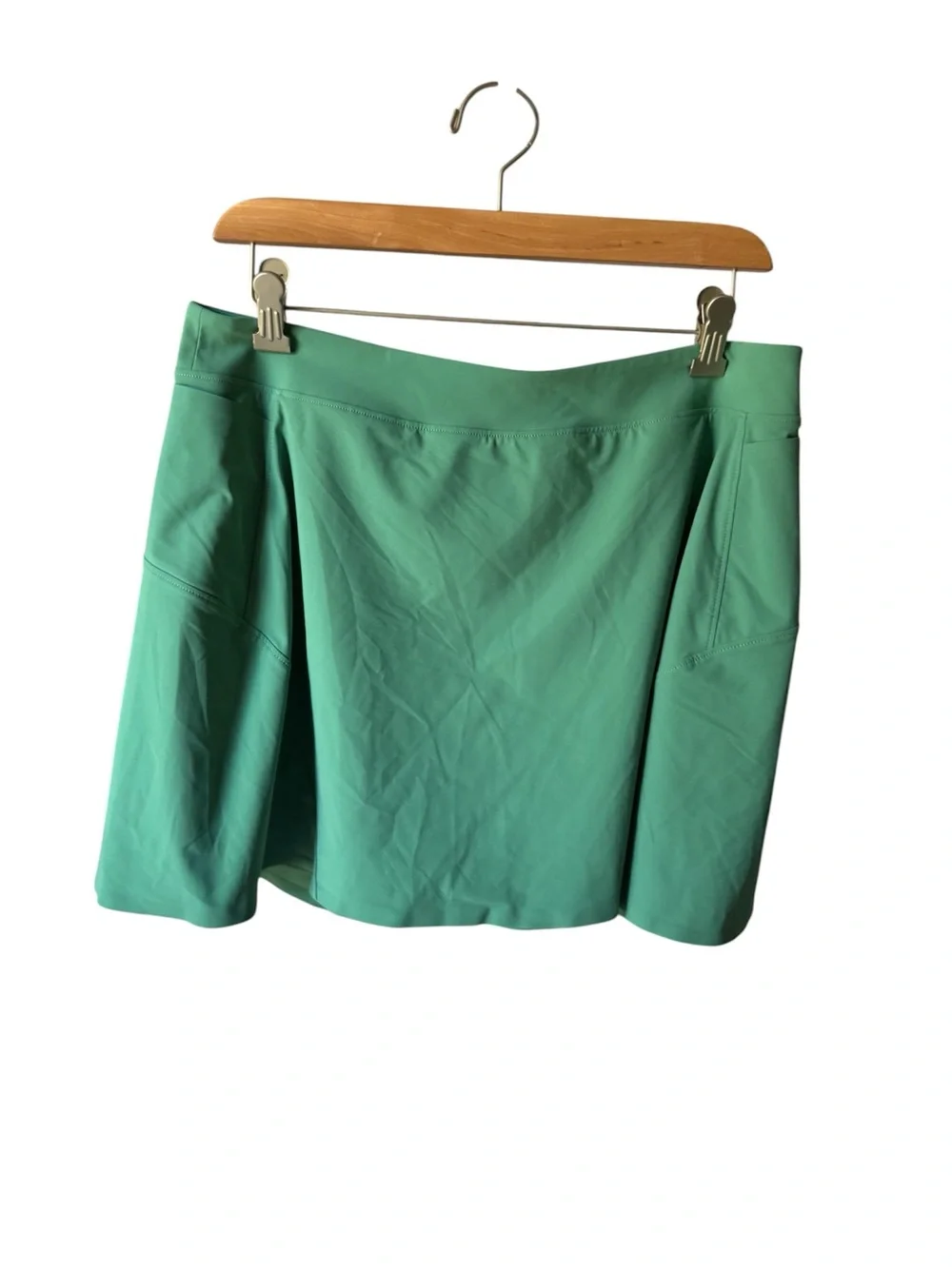 Peter Millar Teal-Green Flared Mini Skirt